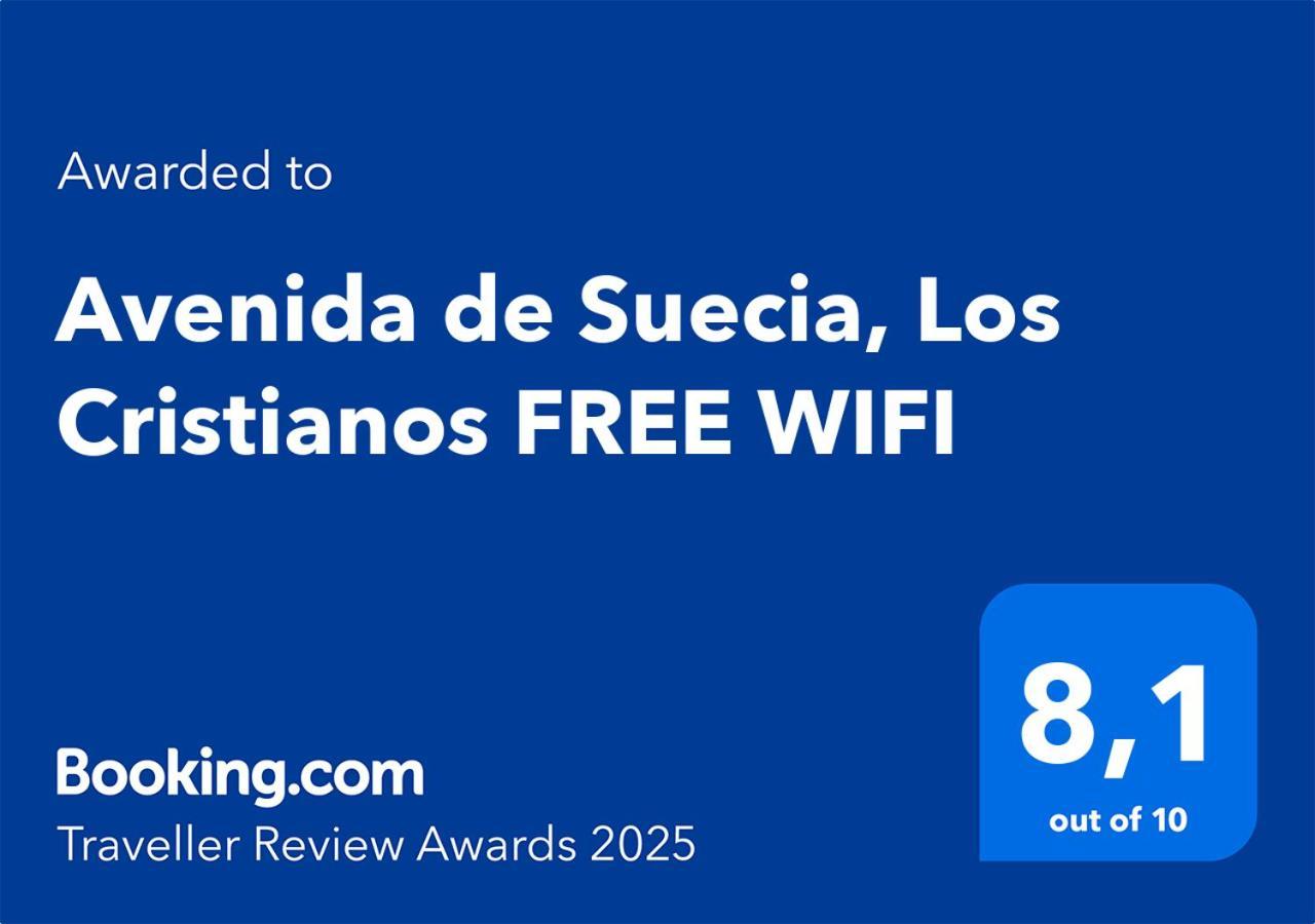 Avenida De Suecia, Los Cristianos Free Wifi Arona  Exteriör bild